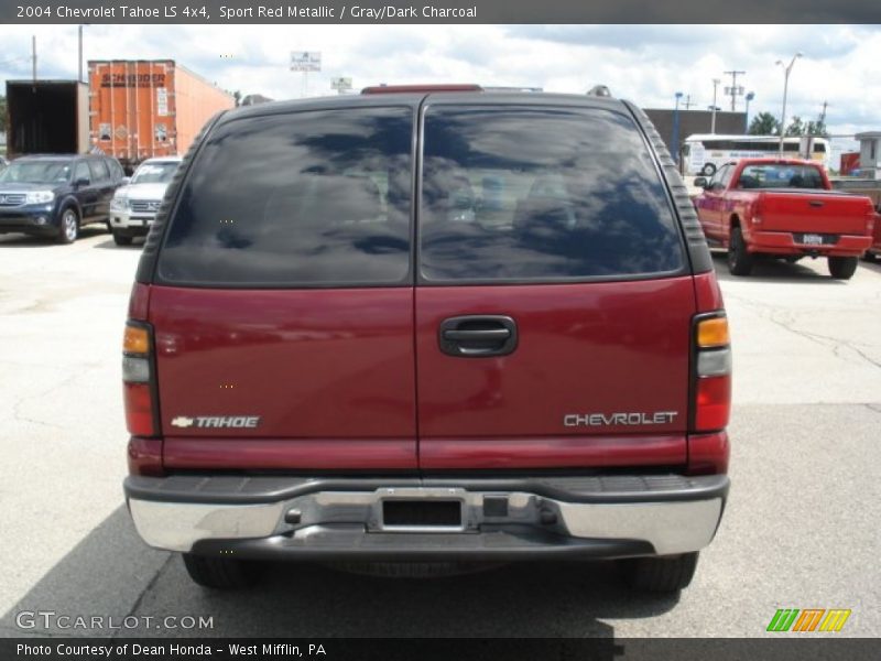 Sport Red Metallic / Gray/Dark Charcoal 2004 Chevrolet Tahoe LS 4x4