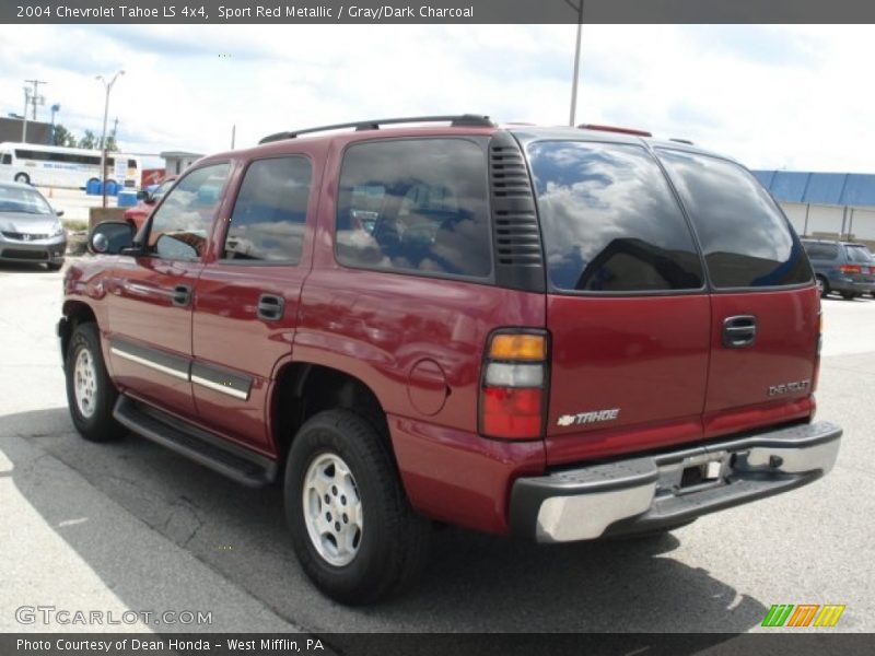 Sport Red Metallic / Gray/Dark Charcoal 2004 Chevrolet Tahoe LS 4x4