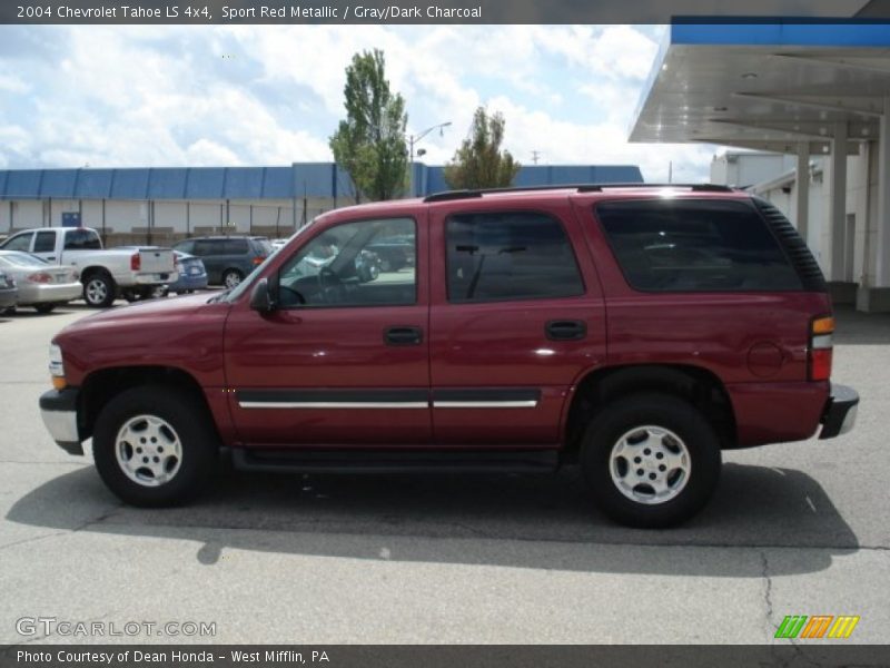 Sport Red Metallic / Gray/Dark Charcoal 2004 Chevrolet Tahoe LS 4x4