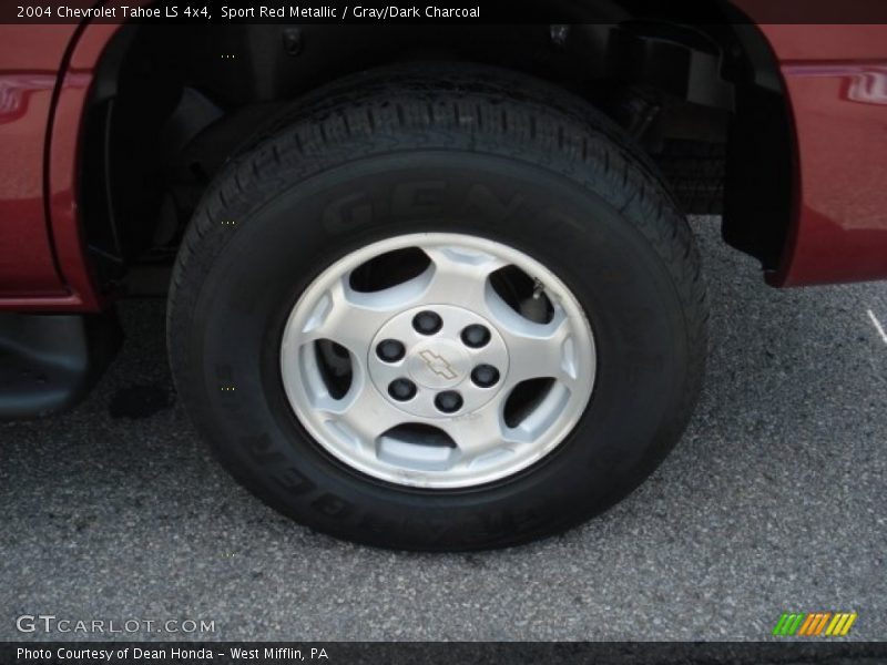 Sport Red Metallic / Gray/Dark Charcoal 2004 Chevrolet Tahoe LS 4x4