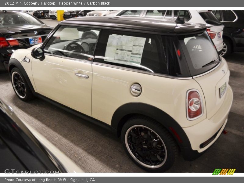 Pepper White / Carbon Black 2012 Mini Cooper S Hardtop