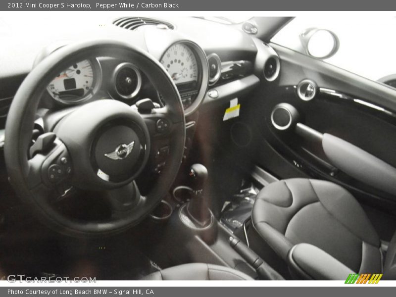 Pepper White / Carbon Black 2012 Mini Cooper S Hardtop