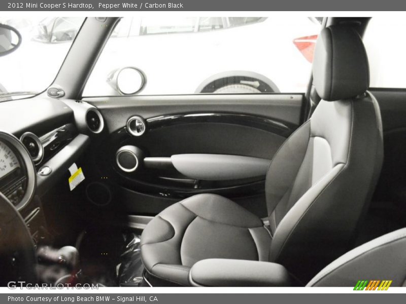 Pepper White / Carbon Black 2012 Mini Cooper S Hardtop