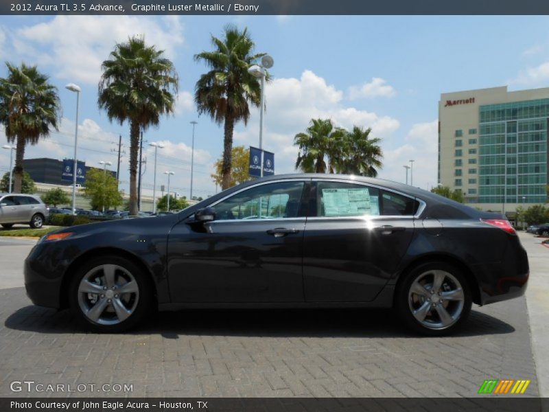 Graphite Luster Metallic / Ebony 2012 Acura TL 3.5 Advance