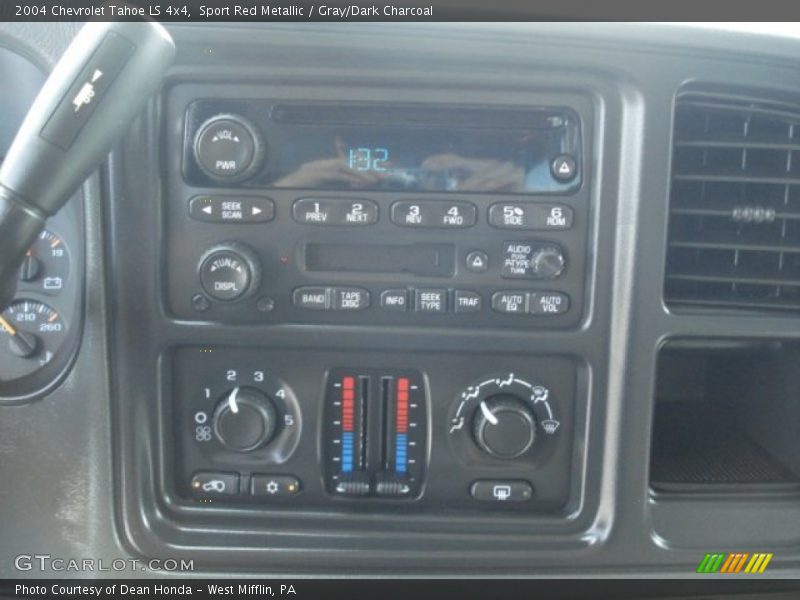 Sport Red Metallic / Gray/Dark Charcoal 2004 Chevrolet Tahoe LS 4x4