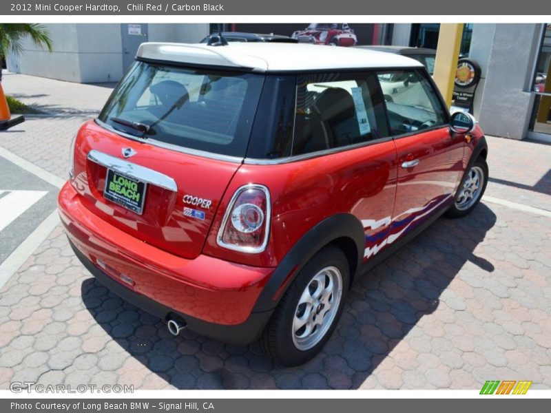 Chili Red / Carbon Black 2012 Mini Cooper Hardtop