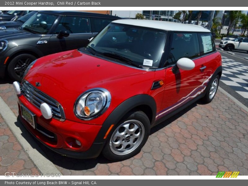 Chili Red / Carbon Black 2012 Mini Cooper Hardtop