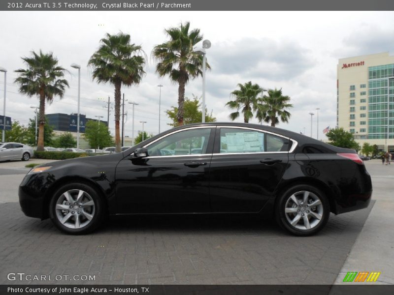 Crystal Black Pearl / Parchment 2012 Acura TL 3.5 Technology