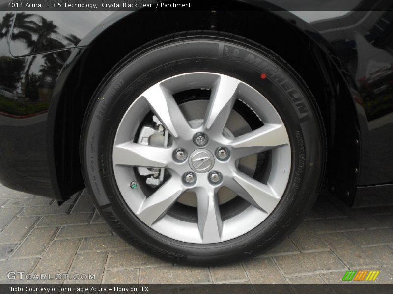 Crystal Black Pearl / Parchment 2012 Acura TL 3.5 Technology