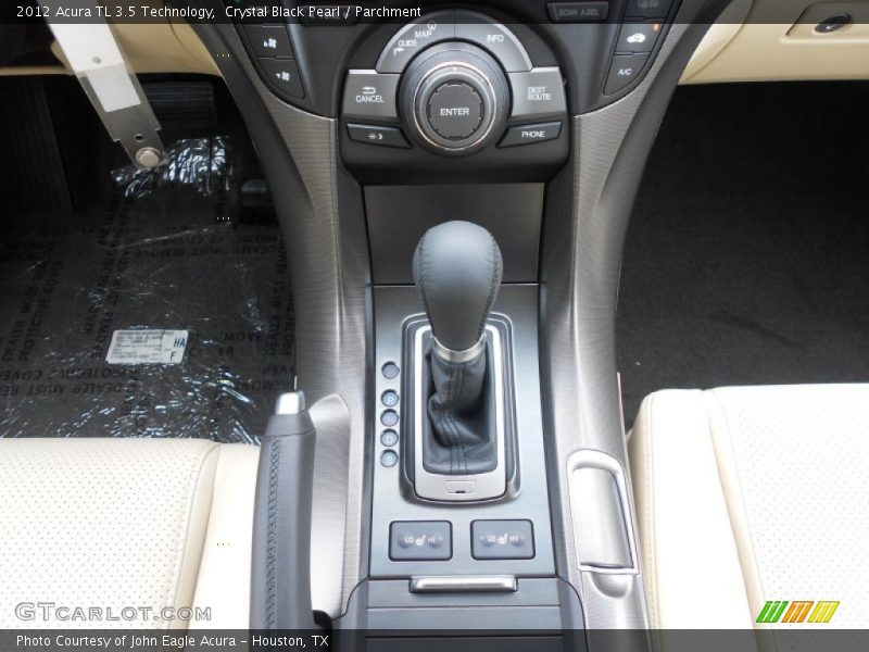 Crystal Black Pearl / Parchment 2012 Acura TL 3.5 Technology