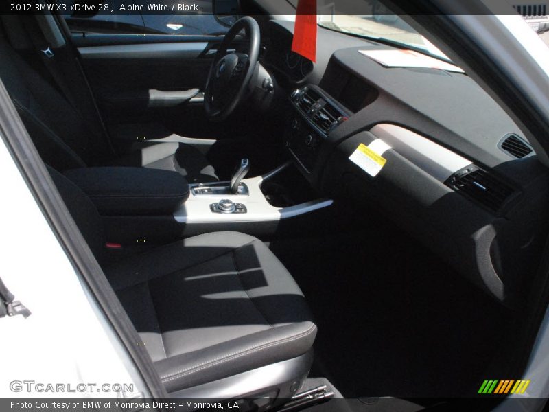 Alpine White / Black 2012 BMW X3 xDrive 28i