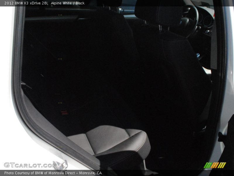 Alpine White / Black 2012 BMW X3 xDrive 28i