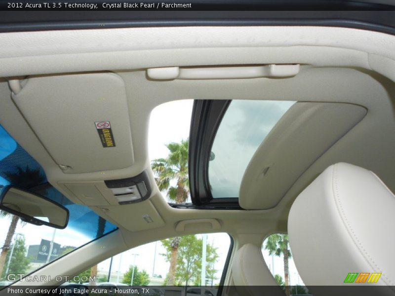 Crystal Black Pearl / Parchment 2012 Acura TL 3.5 Technology