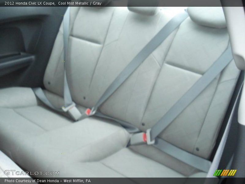 Cool Mist Metallic / Gray 2012 Honda Civic LX Coupe