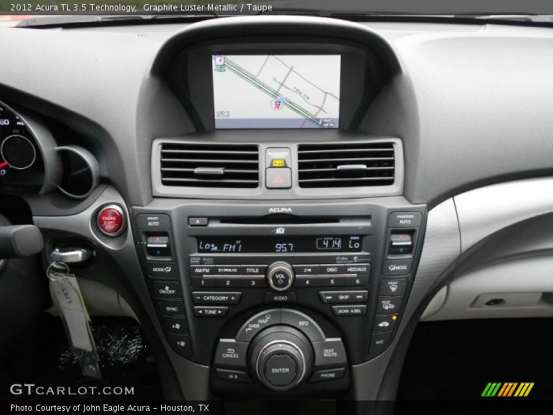 Graphite Luster Metallic / Taupe 2012 Acura TL 3.5 Technology