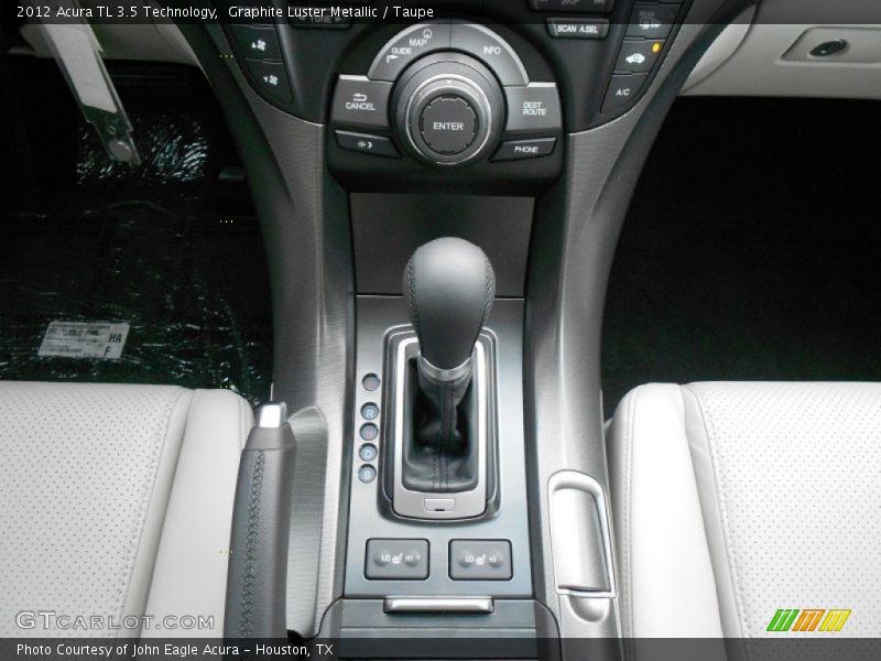 Graphite Luster Metallic / Taupe 2012 Acura TL 3.5 Technology