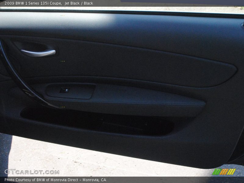 Jet Black / Black 2009 BMW 1 Series 135i Coupe