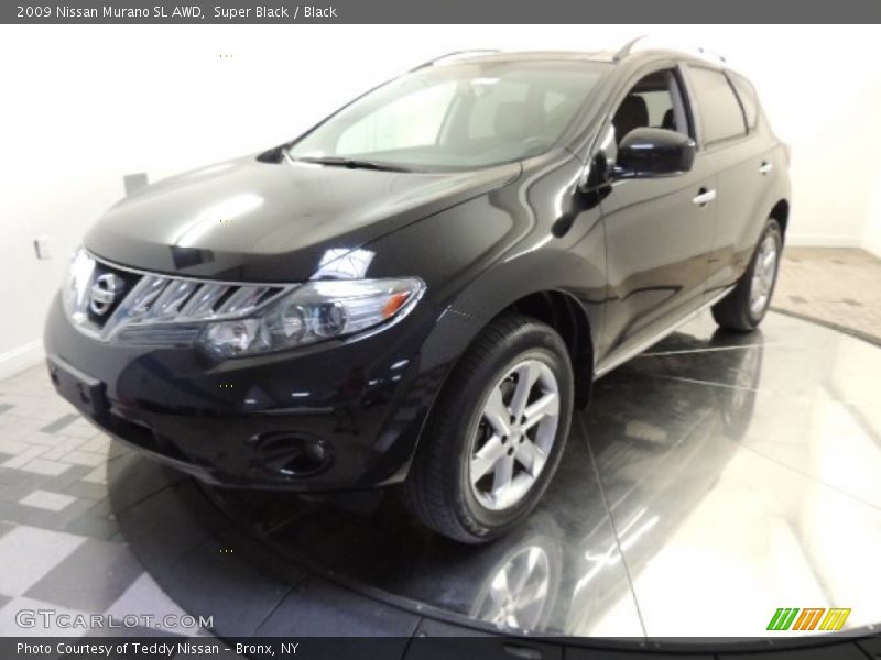 Super Black / Black 2009 Nissan Murano SL AWD