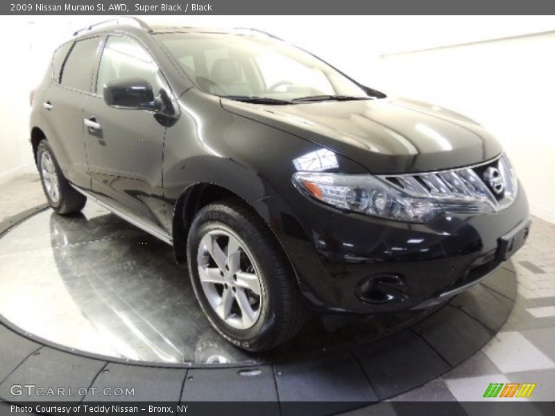 Super Black / Black 2009 Nissan Murano SL AWD