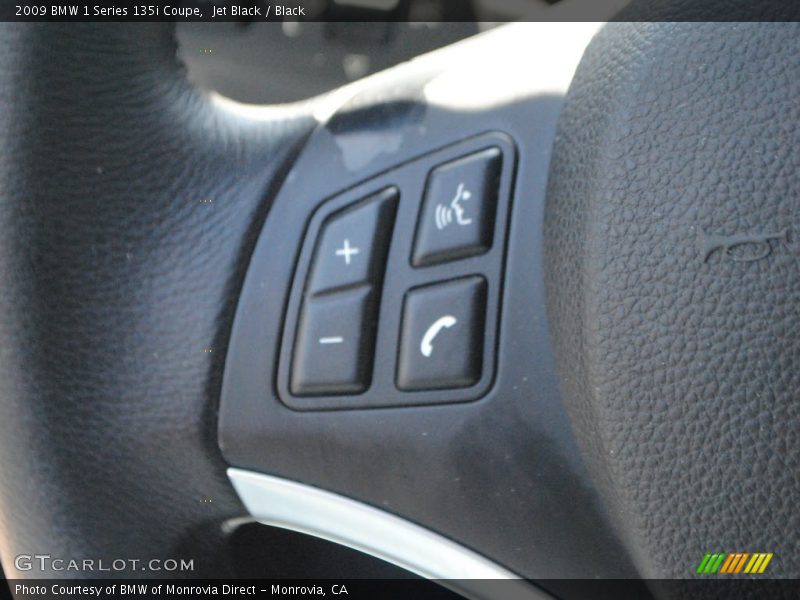 Jet Black / Black 2009 BMW 1 Series 135i Coupe