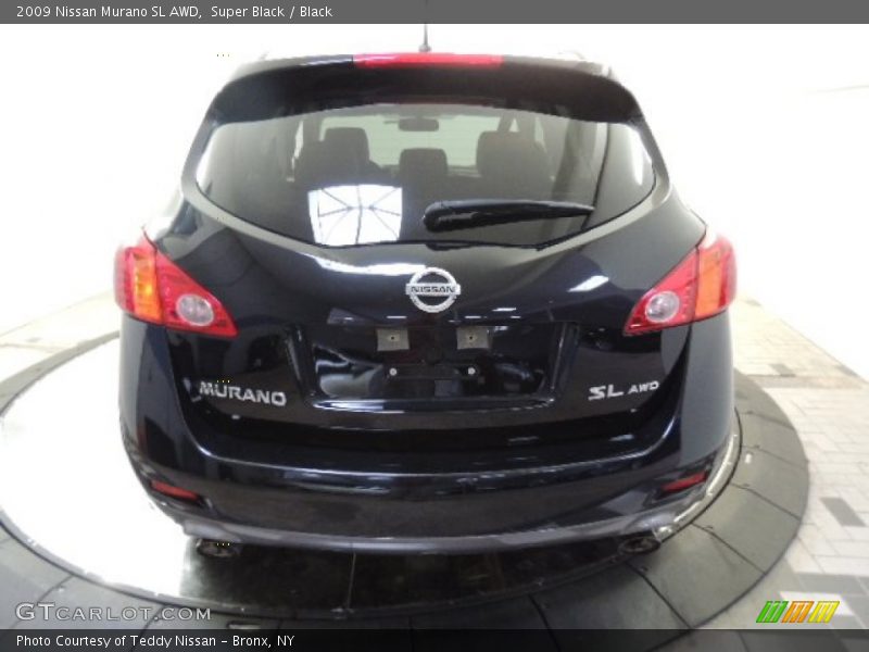 Super Black / Black 2009 Nissan Murano SL AWD