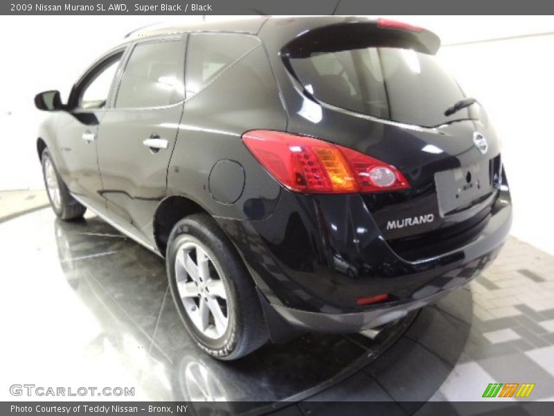 Super Black / Black 2009 Nissan Murano SL AWD