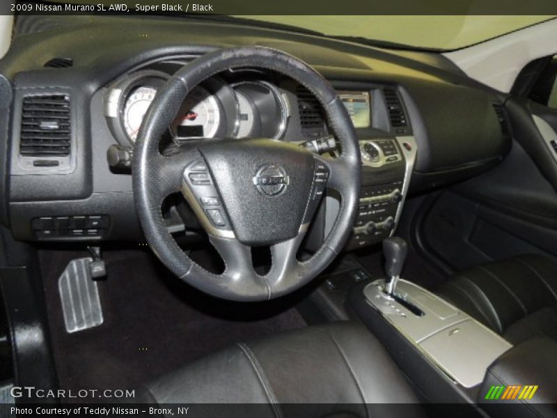 Super Black / Black 2009 Nissan Murano SL AWD