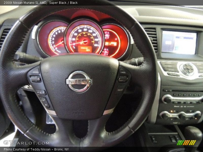 Super Black / Black 2009 Nissan Murano SL AWD