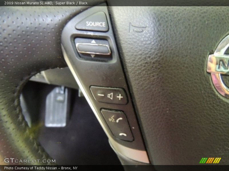 Super Black / Black 2009 Nissan Murano SL AWD