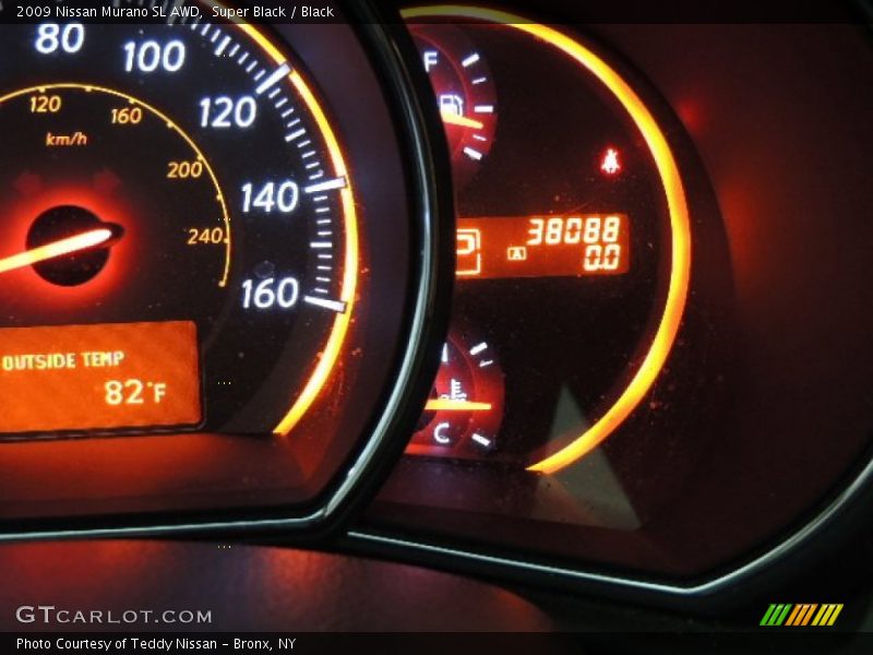Super Black / Black 2009 Nissan Murano SL AWD