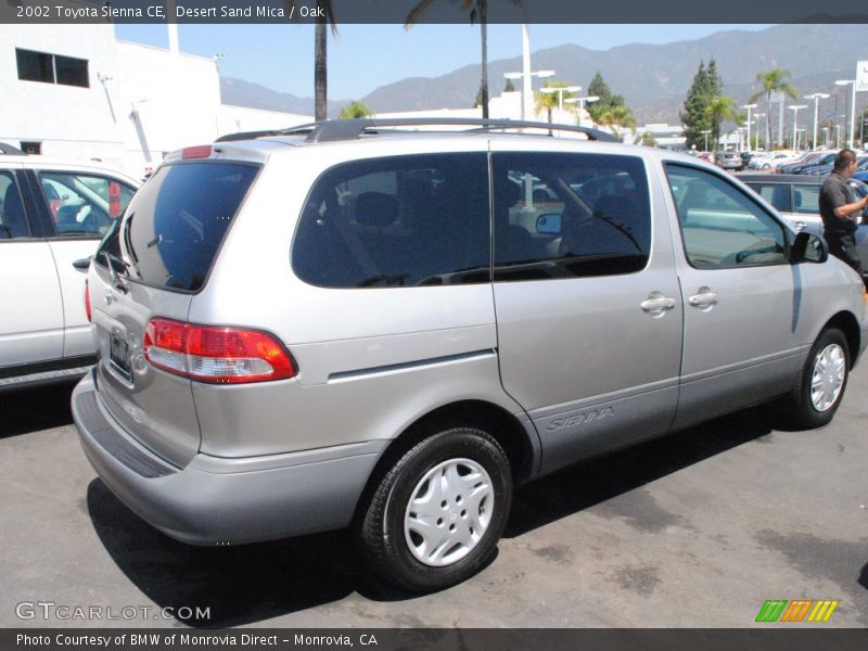 Desert Sand Mica / Oak 2002 Toyota Sienna CE