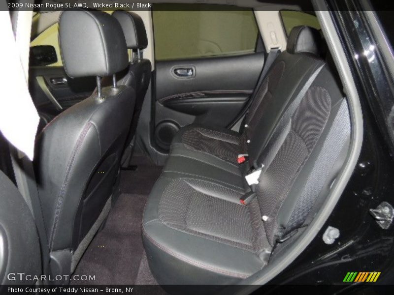 Wicked Black / Black 2009 Nissan Rogue SL AWD