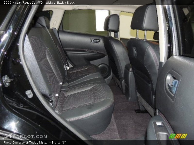 Wicked Black / Black 2009 Nissan Rogue SL AWD