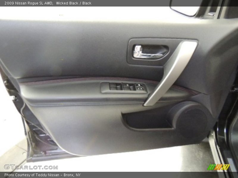 Wicked Black / Black 2009 Nissan Rogue SL AWD