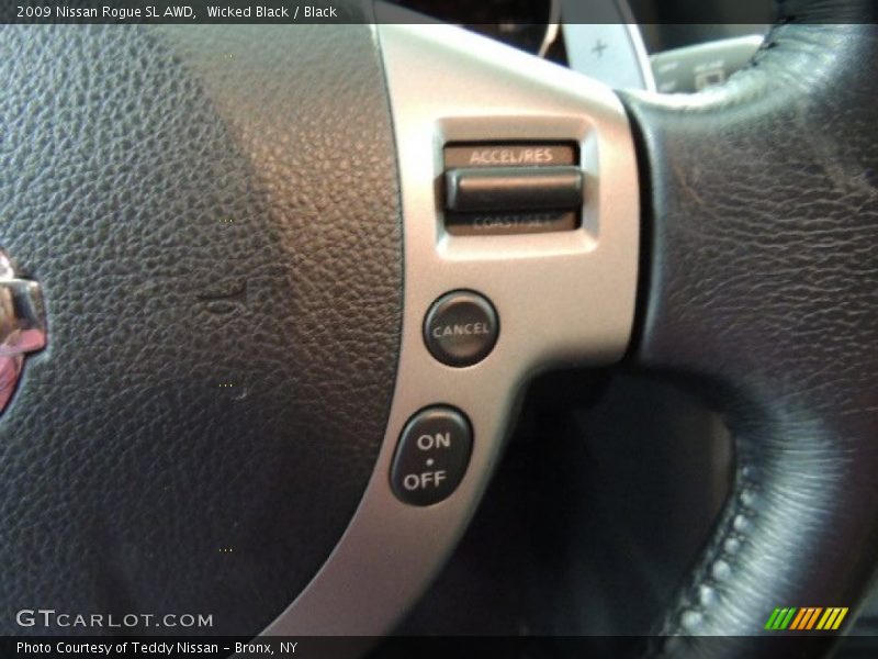 Wicked Black / Black 2009 Nissan Rogue SL AWD