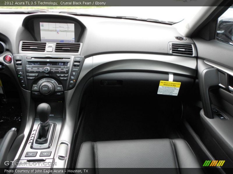 Crystal Black Pearl / Ebony 2012 Acura TL 3.5 Technology