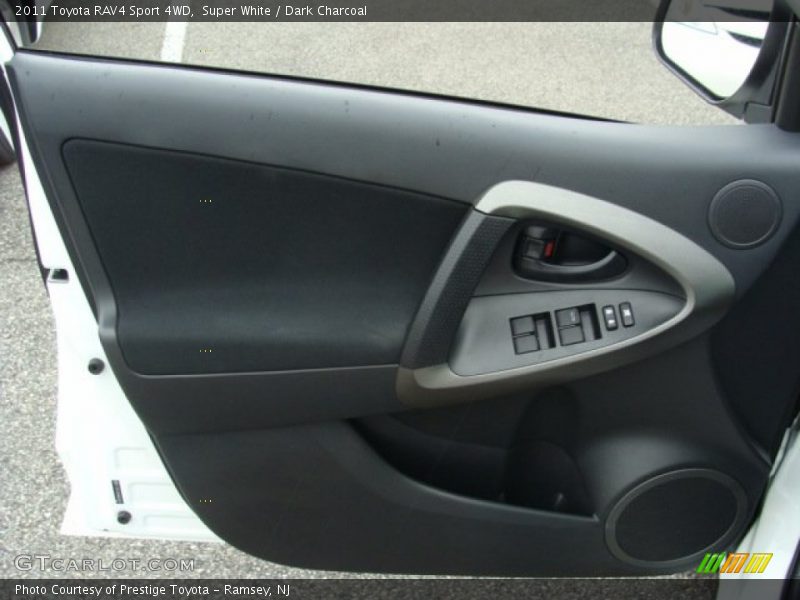 Super White / Dark Charcoal 2011 Toyota RAV4 Sport 4WD