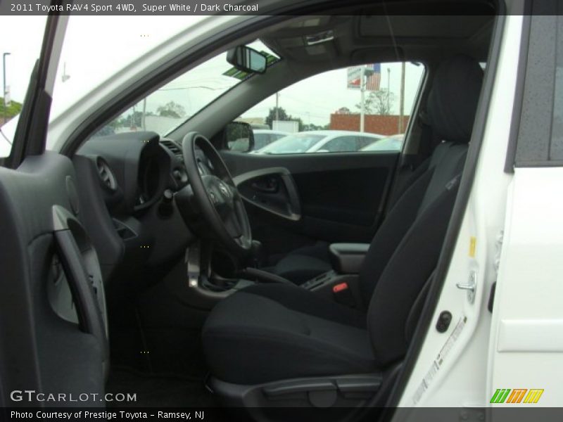 Super White / Dark Charcoal 2011 Toyota RAV4 Sport 4WD