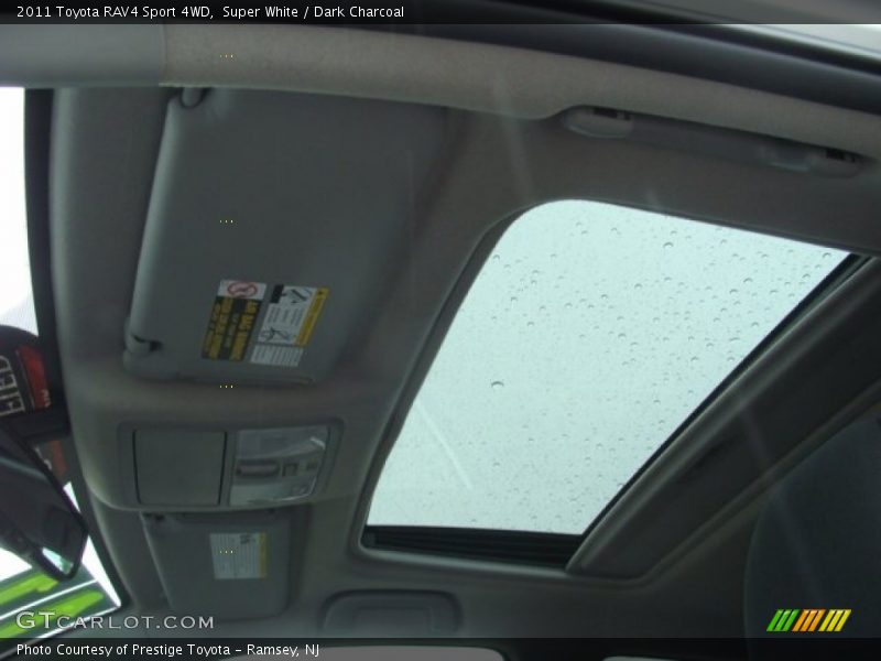 Super White / Dark Charcoal 2011 Toyota RAV4 Sport 4WD