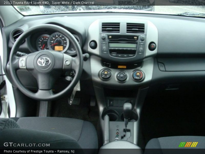 Super White / Dark Charcoal 2011 Toyota RAV4 Sport 4WD