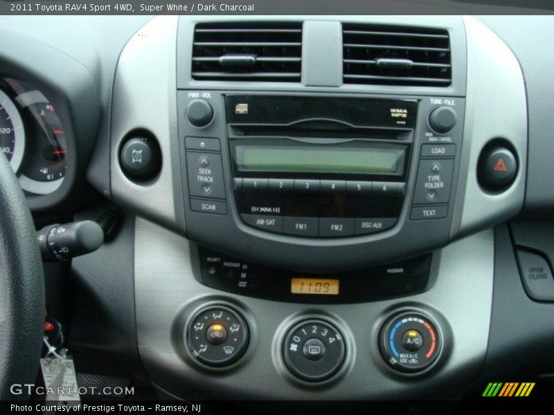 Super White / Dark Charcoal 2011 Toyota RAV4 Sport 4WD