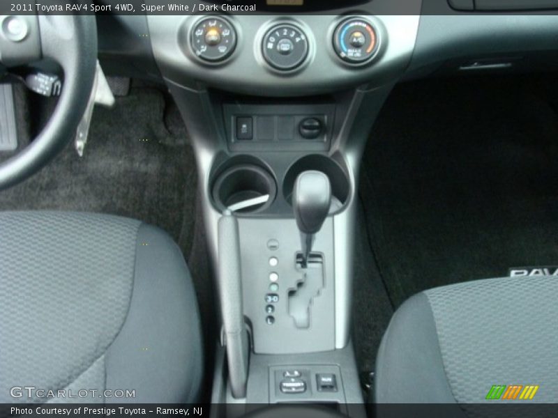 Super White / Dark Charcoal 2011 Toyota RAV4 Sport 4WD