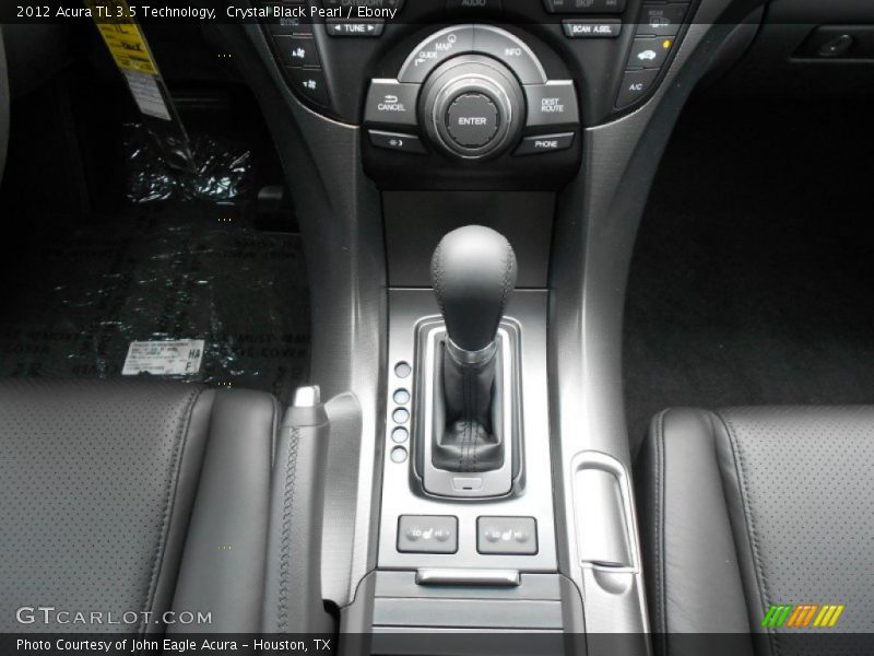 Crystal Black Pearl / Ebony 2012 Acura TL 3.5 Technology