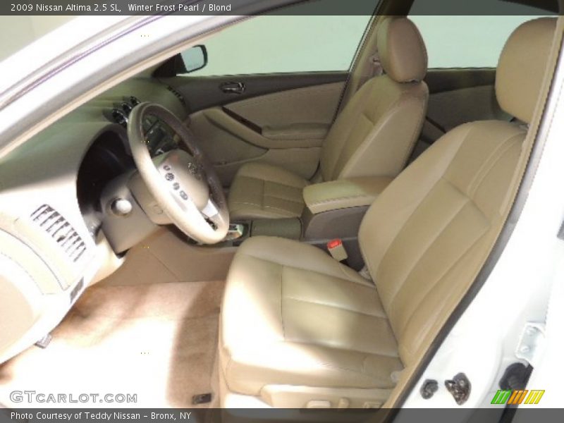 Winter Frost Pearl / Blond 2009 Nissan Altima 2.5 SL