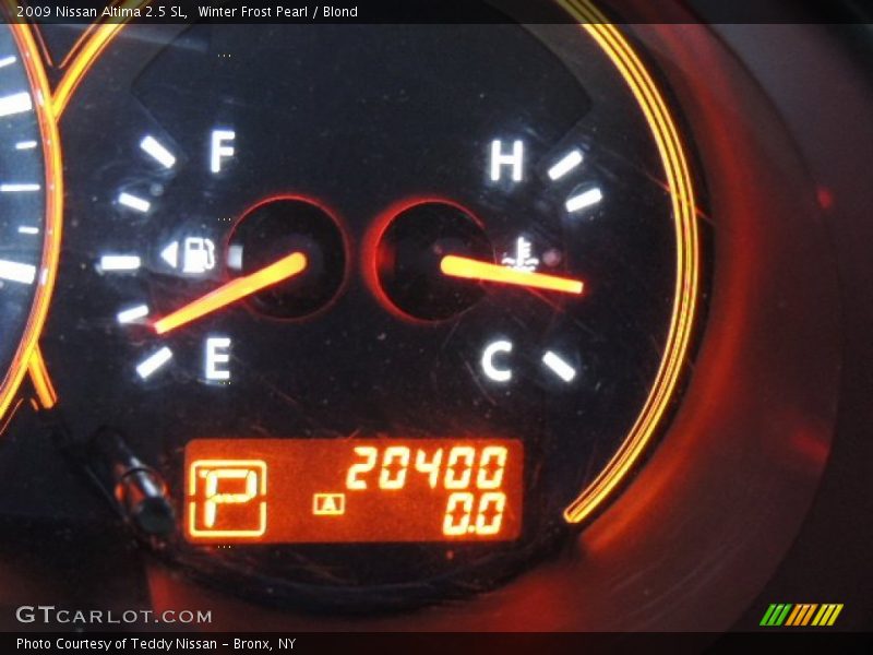 Winter Frost Pearl / Blond 2009 Nissan Altima 2.5 SL
