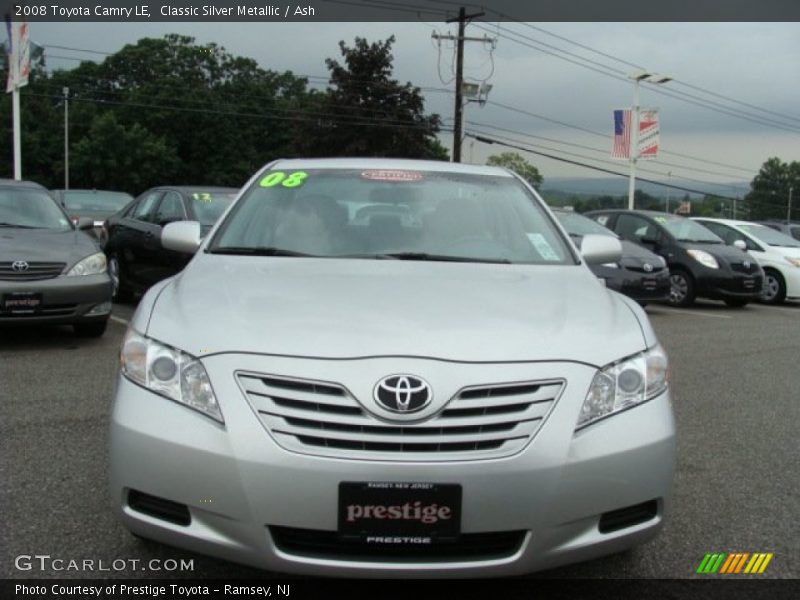 Classic Silver Metallic / Ash 2008 Toyota Camry LE