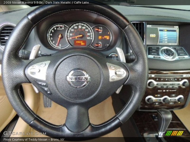 Dark Slate Metallic / Caffe Latte 2009 Nissan Maxima 3.5 SV