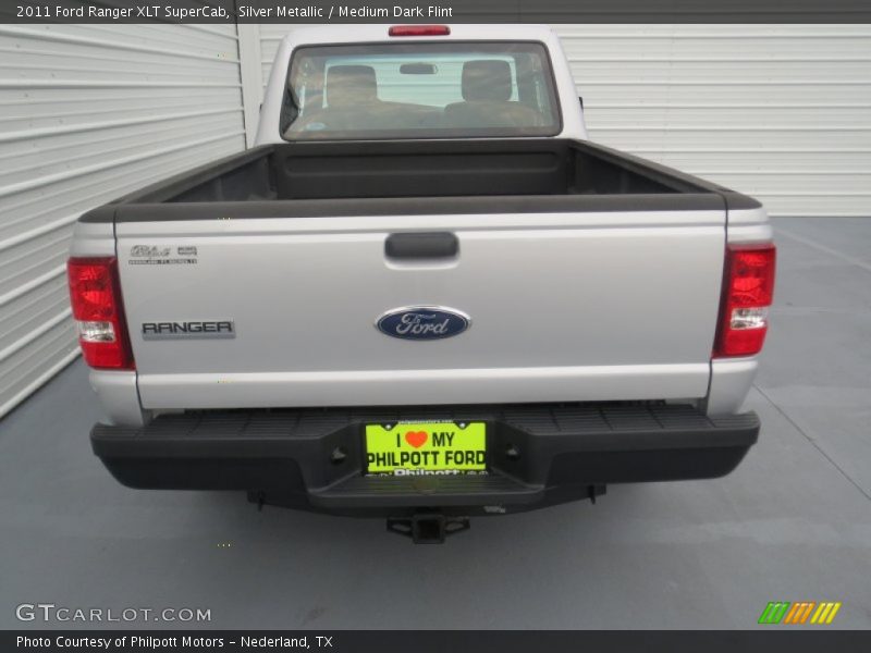 Silver Metallic / Medium Dark Flint 2011 Ford Ranger XLT SuperCab
