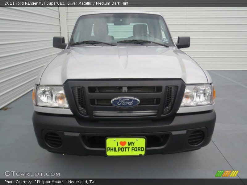 Silver Metallic / Medium Dark Flint 2011 Ford Ranger XLT SuperCab