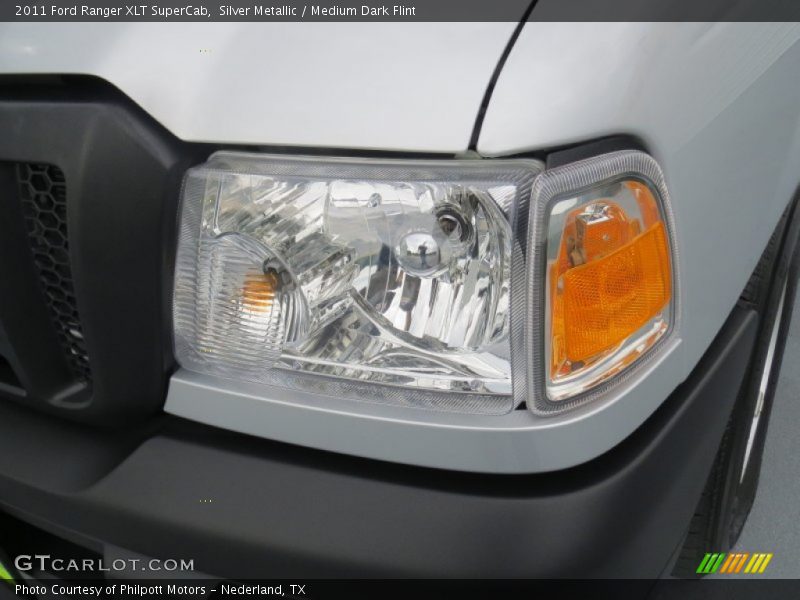 Silver Metallic / Medium Dark Flint 2011 Ford Ranger XLT SuperCab